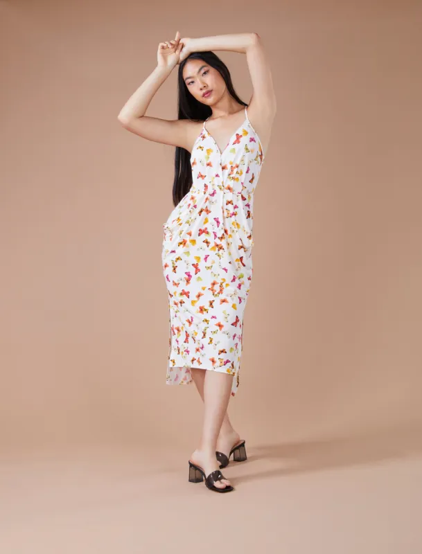 Tracey Drape Midi Dress sold by BCBGMaxAzria