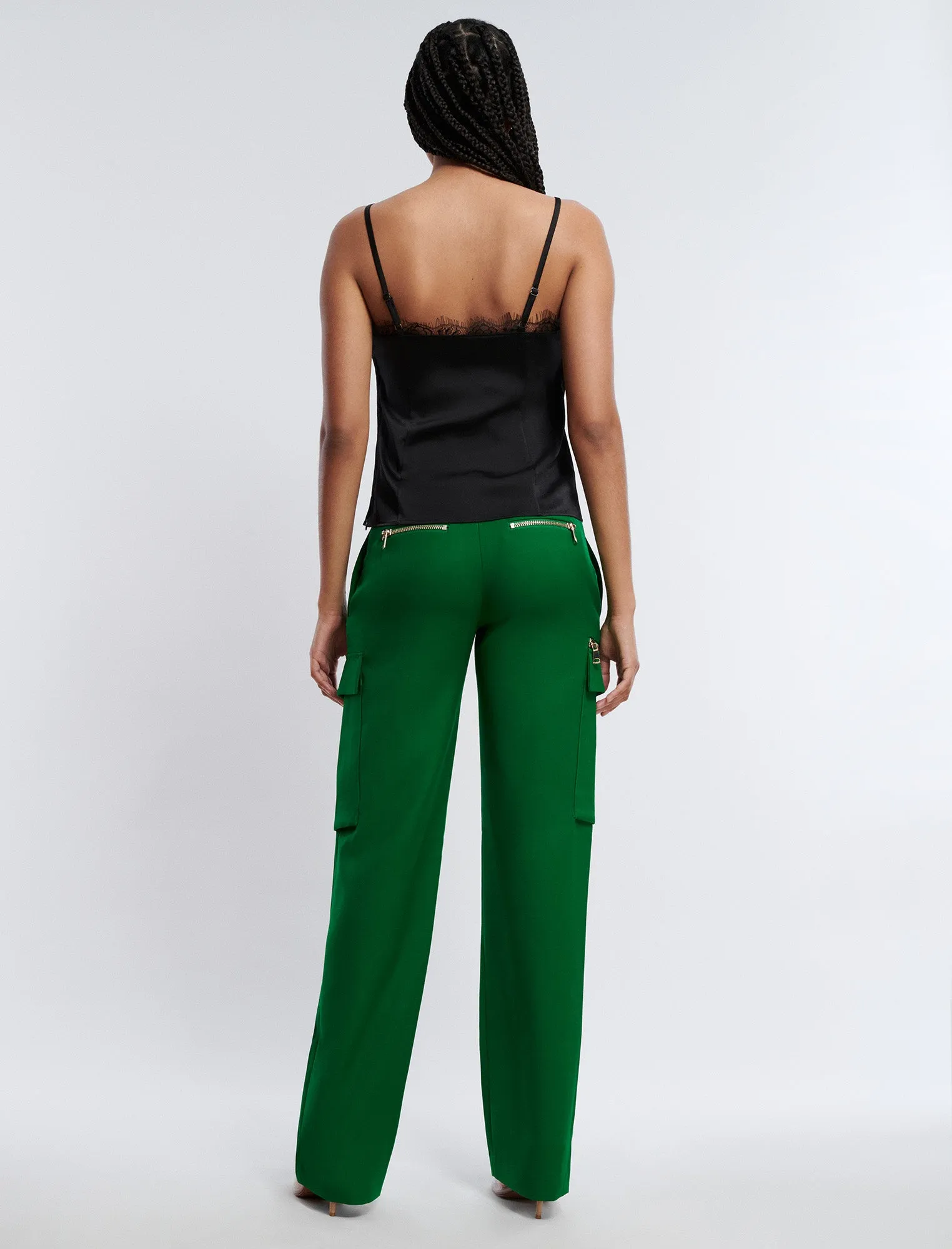 Wide-Leg Zip Cargo Pant sold by BCBGMaxAzria product image thumbnail 4