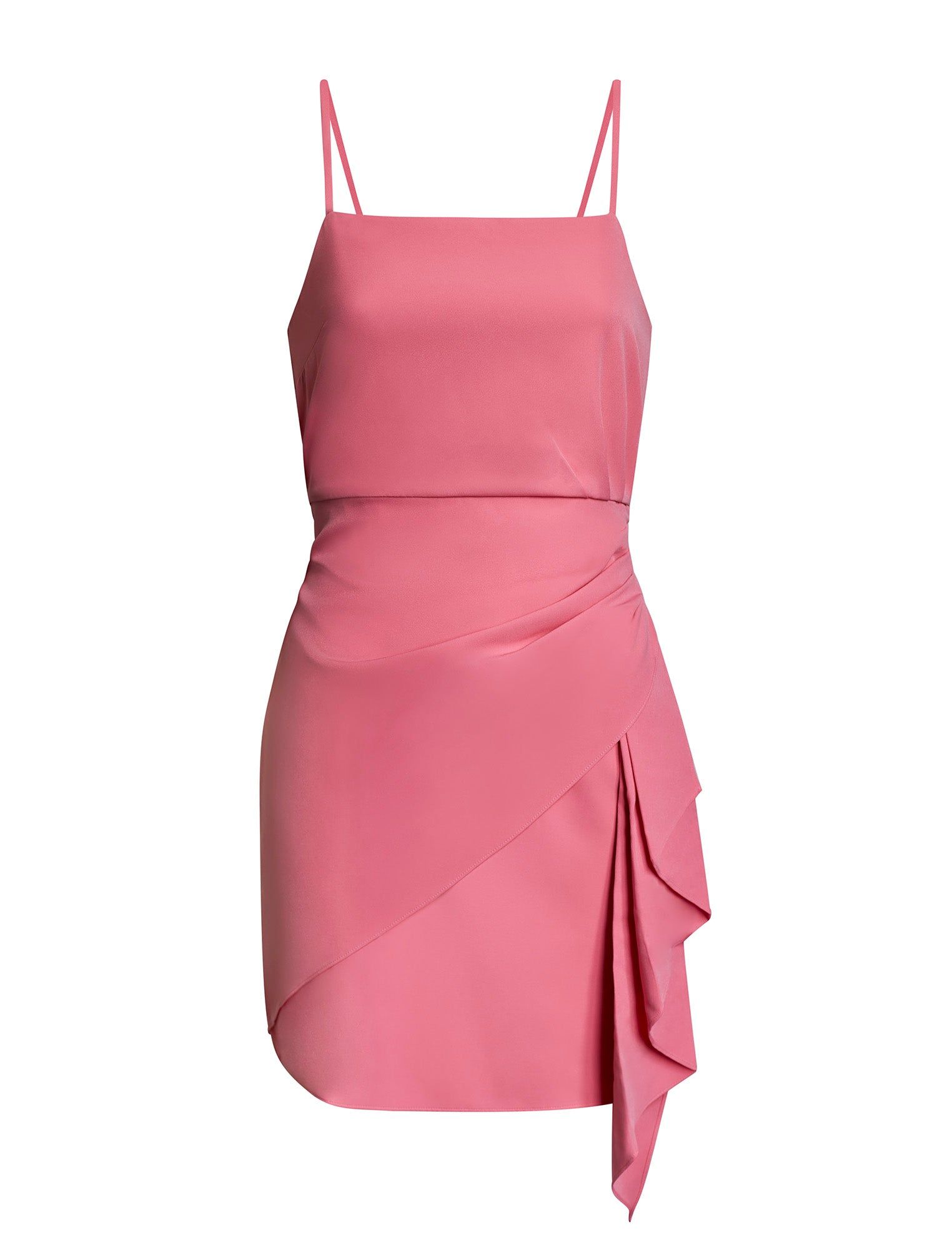 Gathered Ruffle Mini Dress sold by BCBGMaxAzria