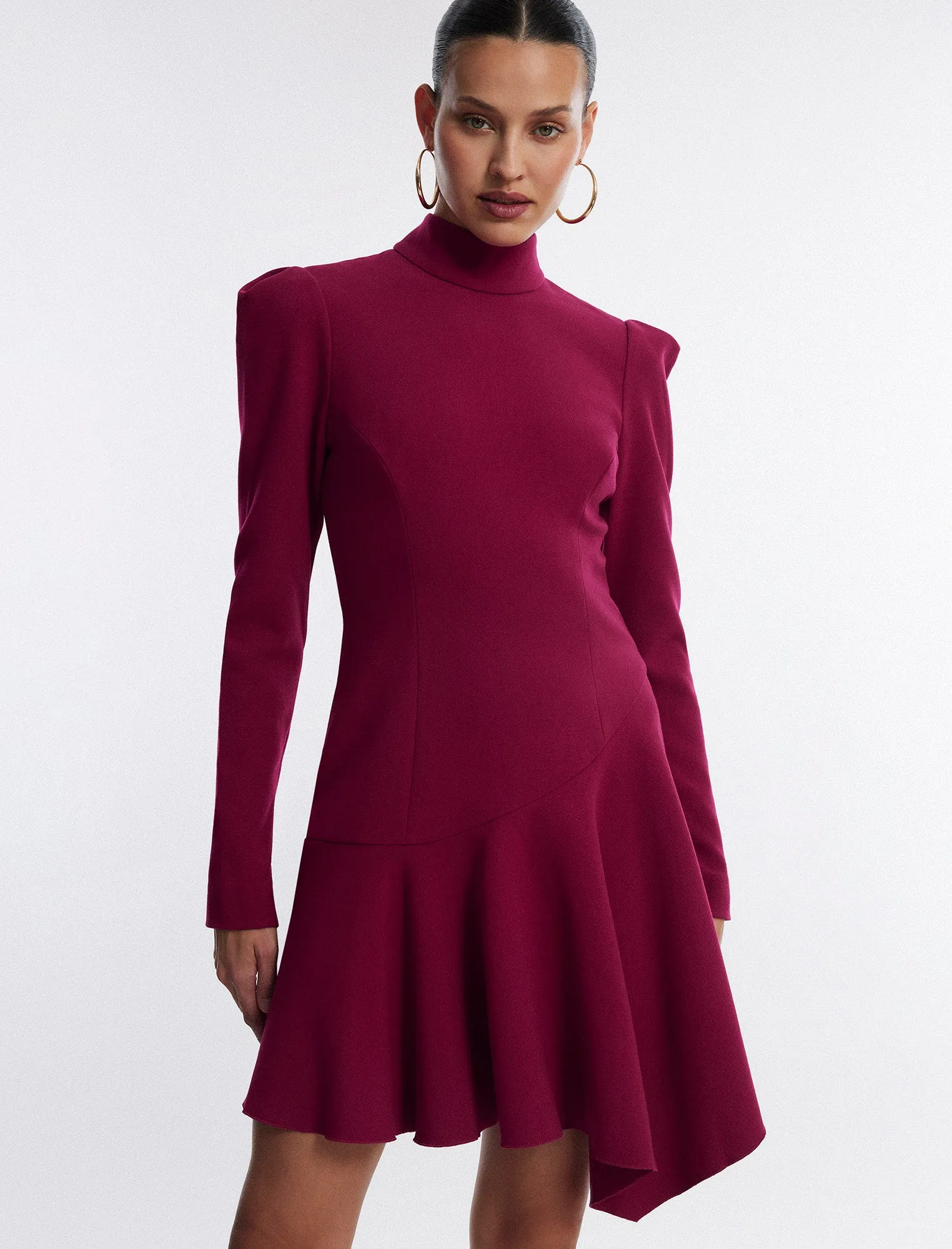 Guinevere Neck-Tie Mini Dress sold by BCBGMaxAzria product image thumbnail 3