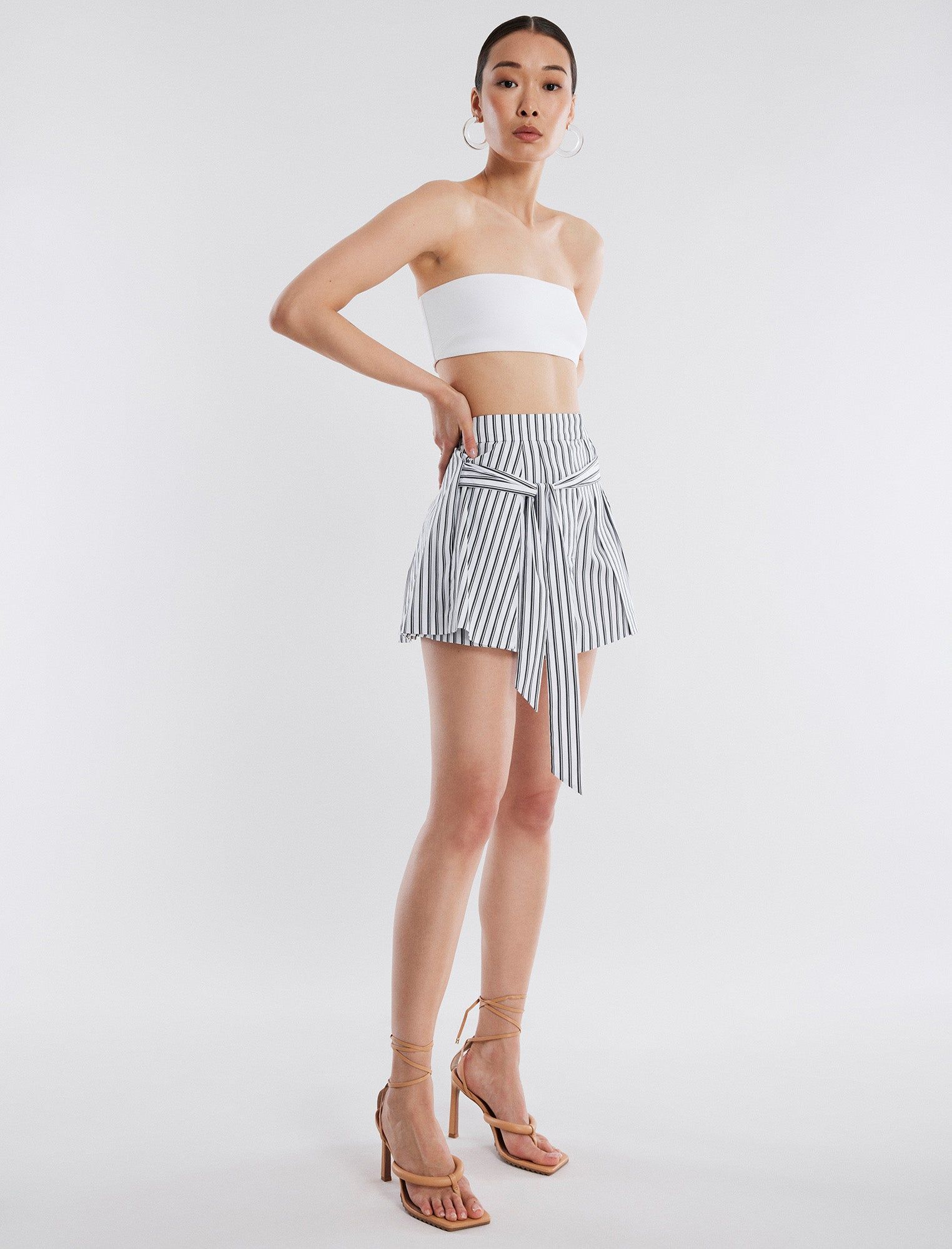 Meg Silky High-Waisted Short sold by BCBGMaxAzria product image thumbnail 3