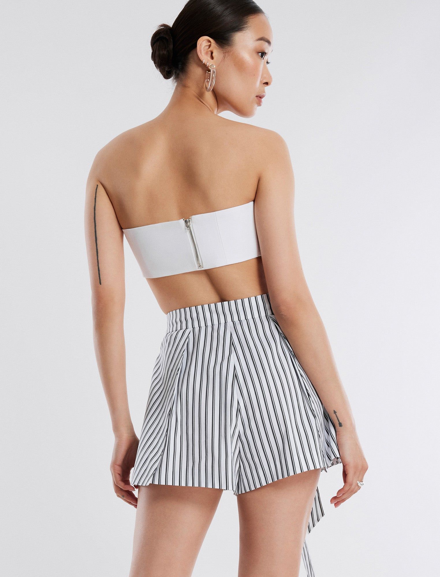 Meg Silky High-Waisted Short sold by BCBGMaxAzria product image thumbnail 4