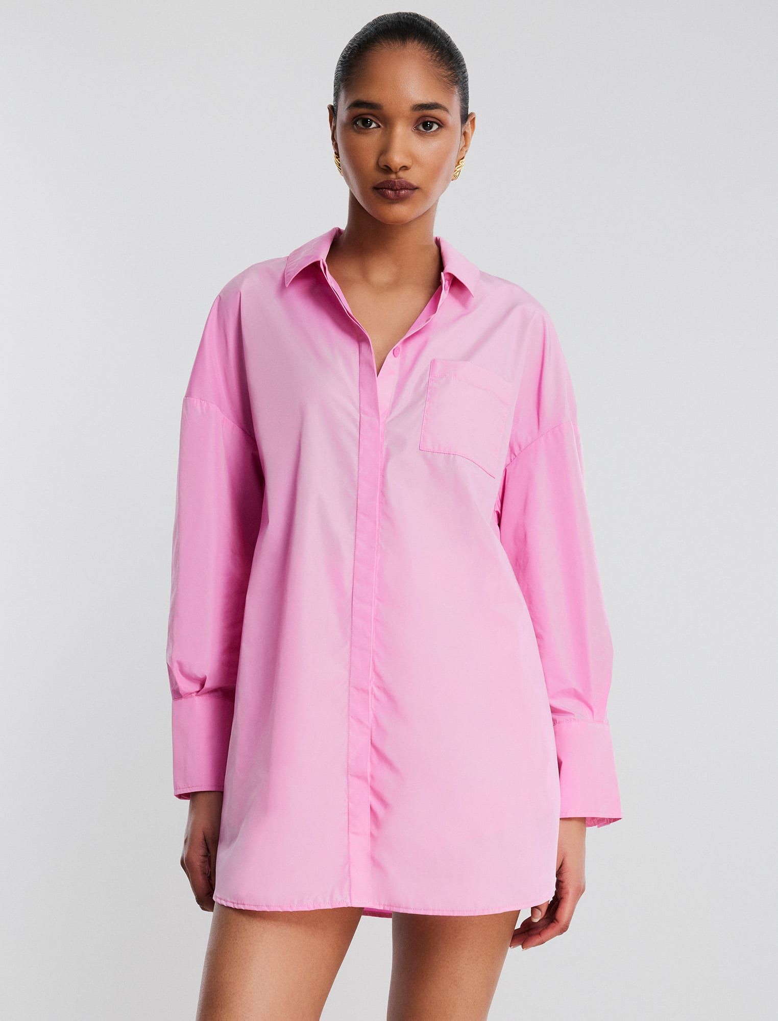 Collared Button-Up Top sold by BCBGMaxAzria product image thumbnail 3