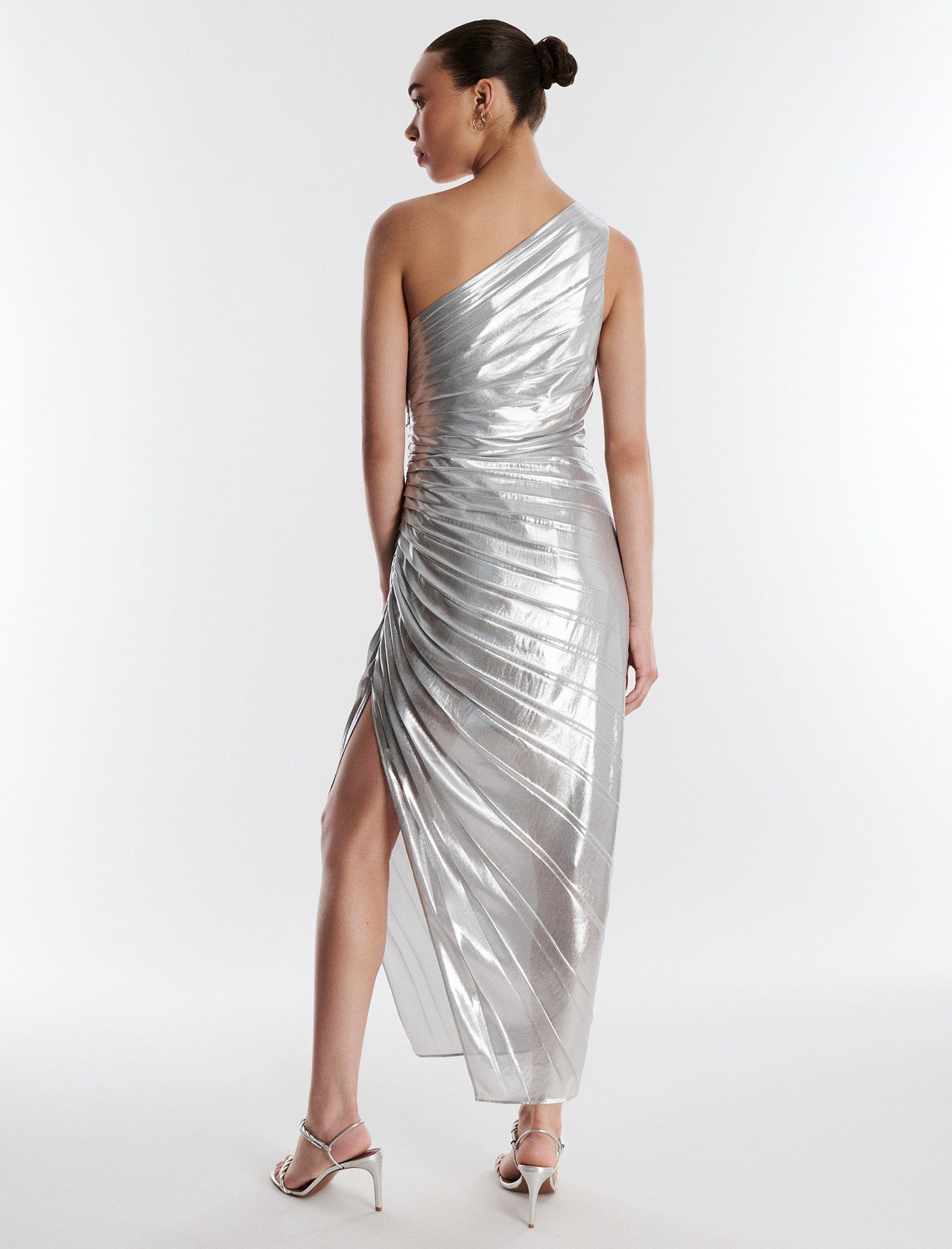 Anais Sunburst Pleated Gown sold by BCBGMaxAzria product image thumbnail 4