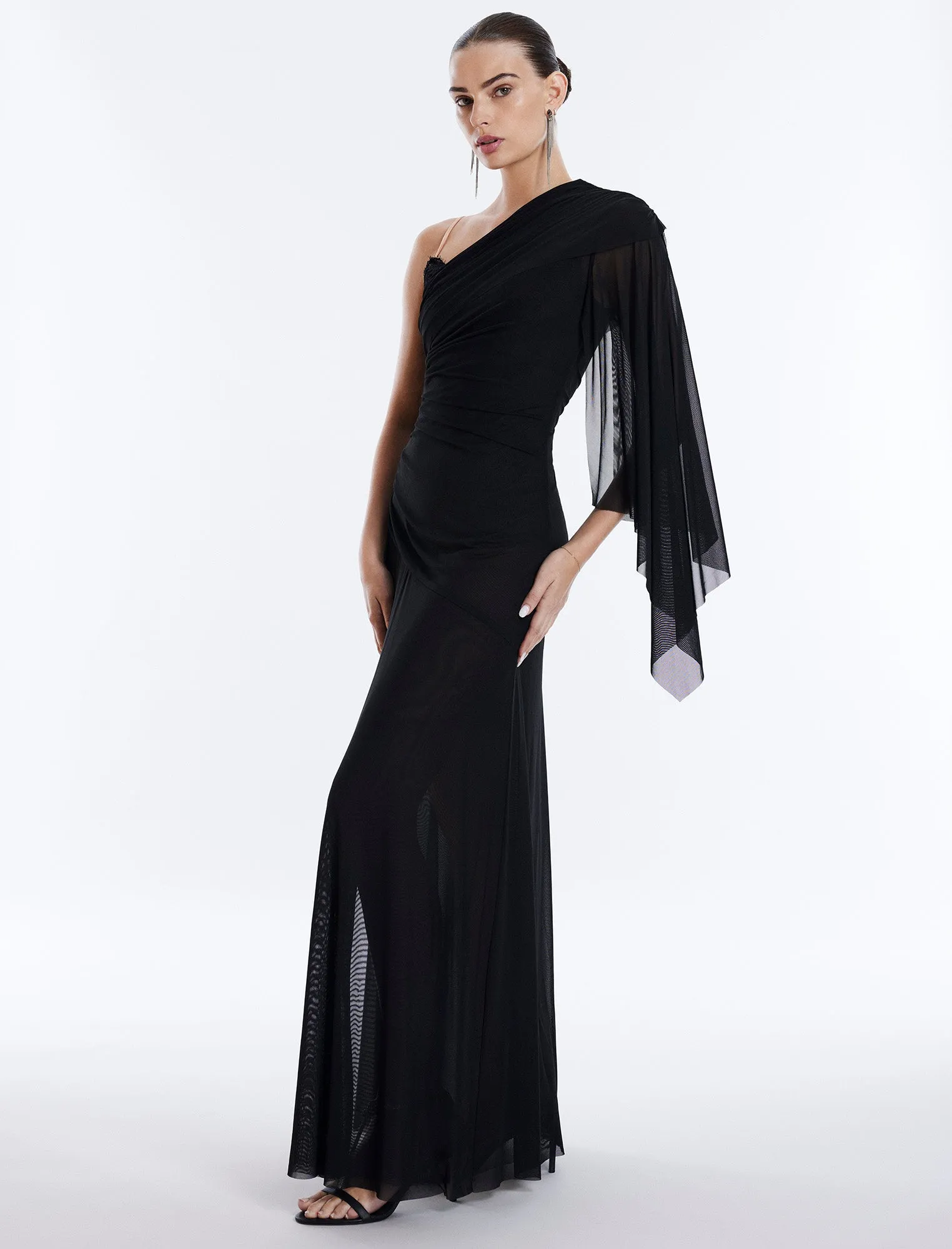 Ularia One Sleeve Evening Gown sold by BCBGMaxAzria product image thumbnail 3