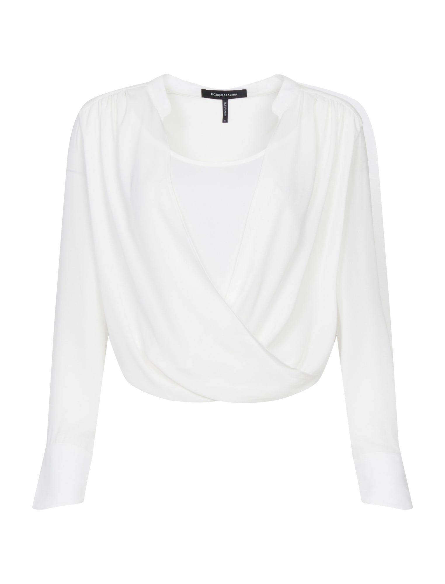 Jaklyn Draped Front Blouse sold by BCBGMaxAzria product image thumbnail 6