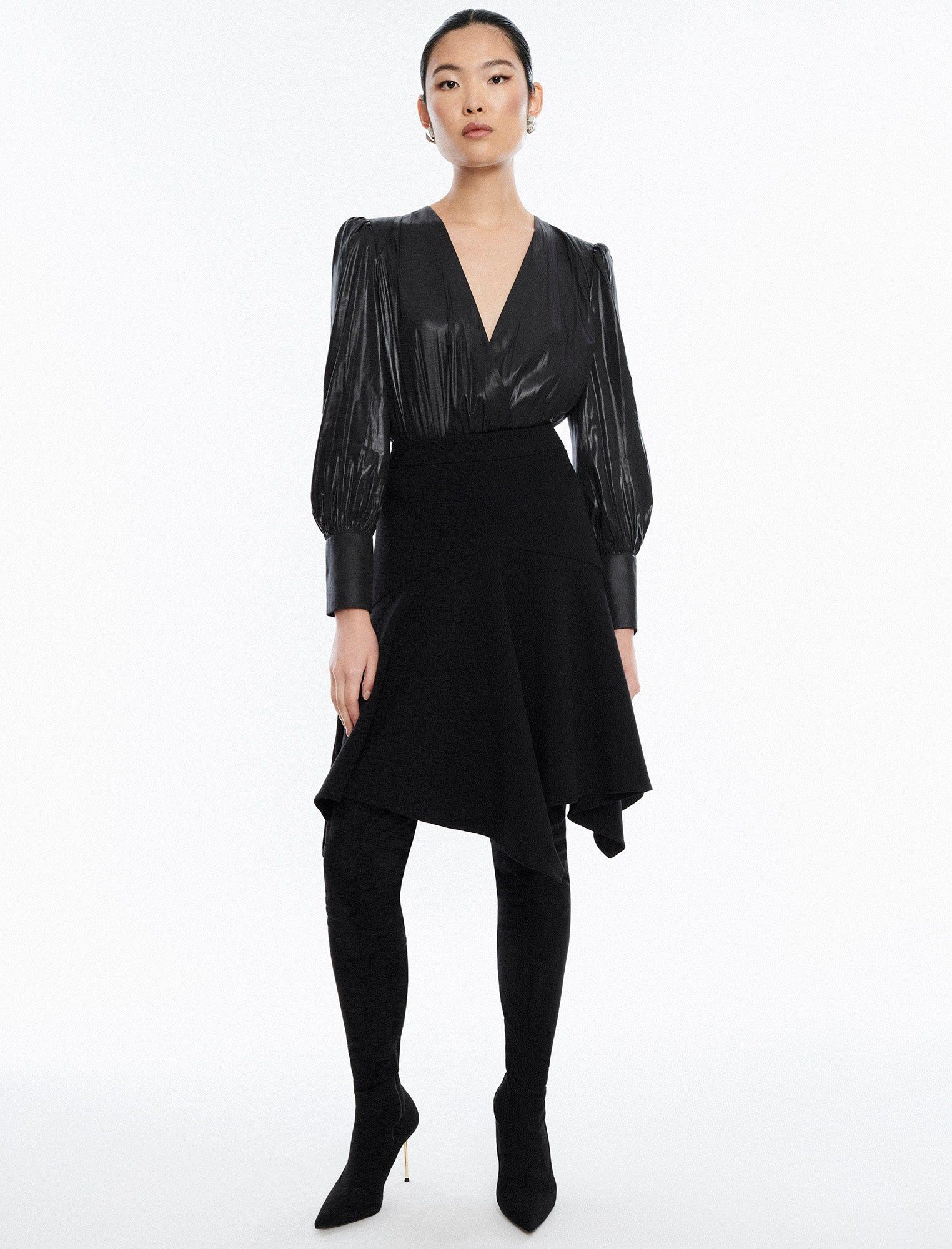 Ruffle Mini Skirt sold by BCBGMaxAzria product image thumbnail 2