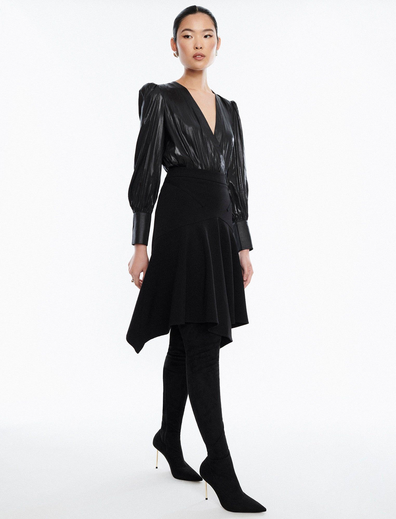Ruffle Mini Skirt sold by BCBGMaxAzria product image thumbnail 5