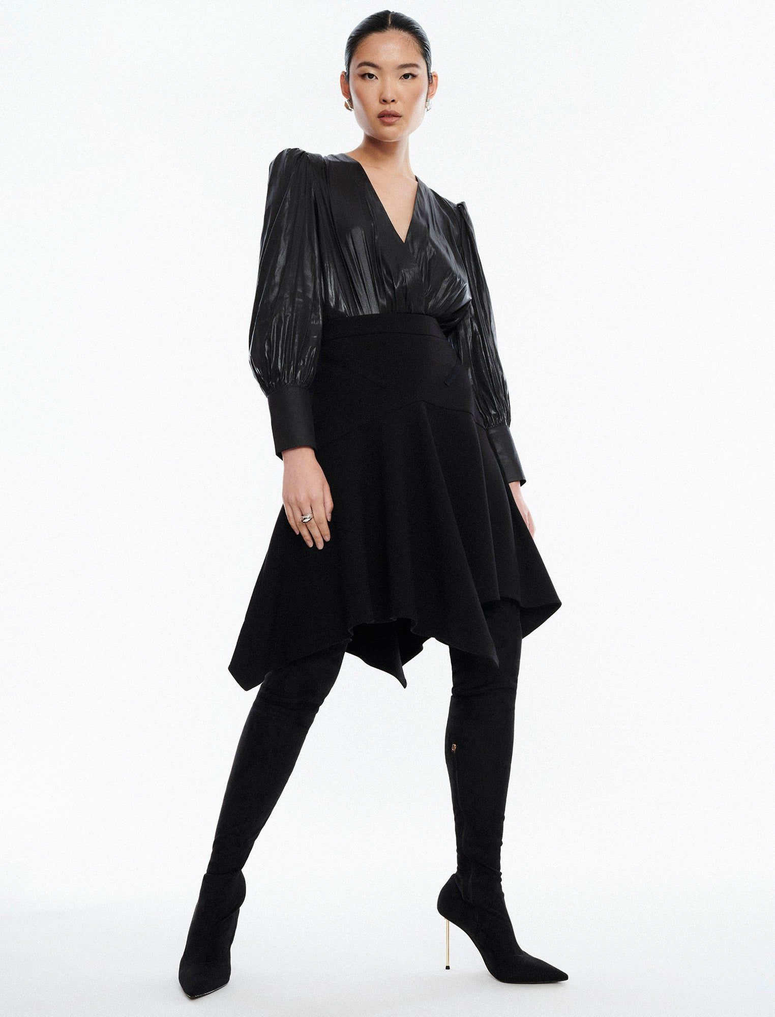 Ruffle Mini Skirt sold by BCBGMaxAzria