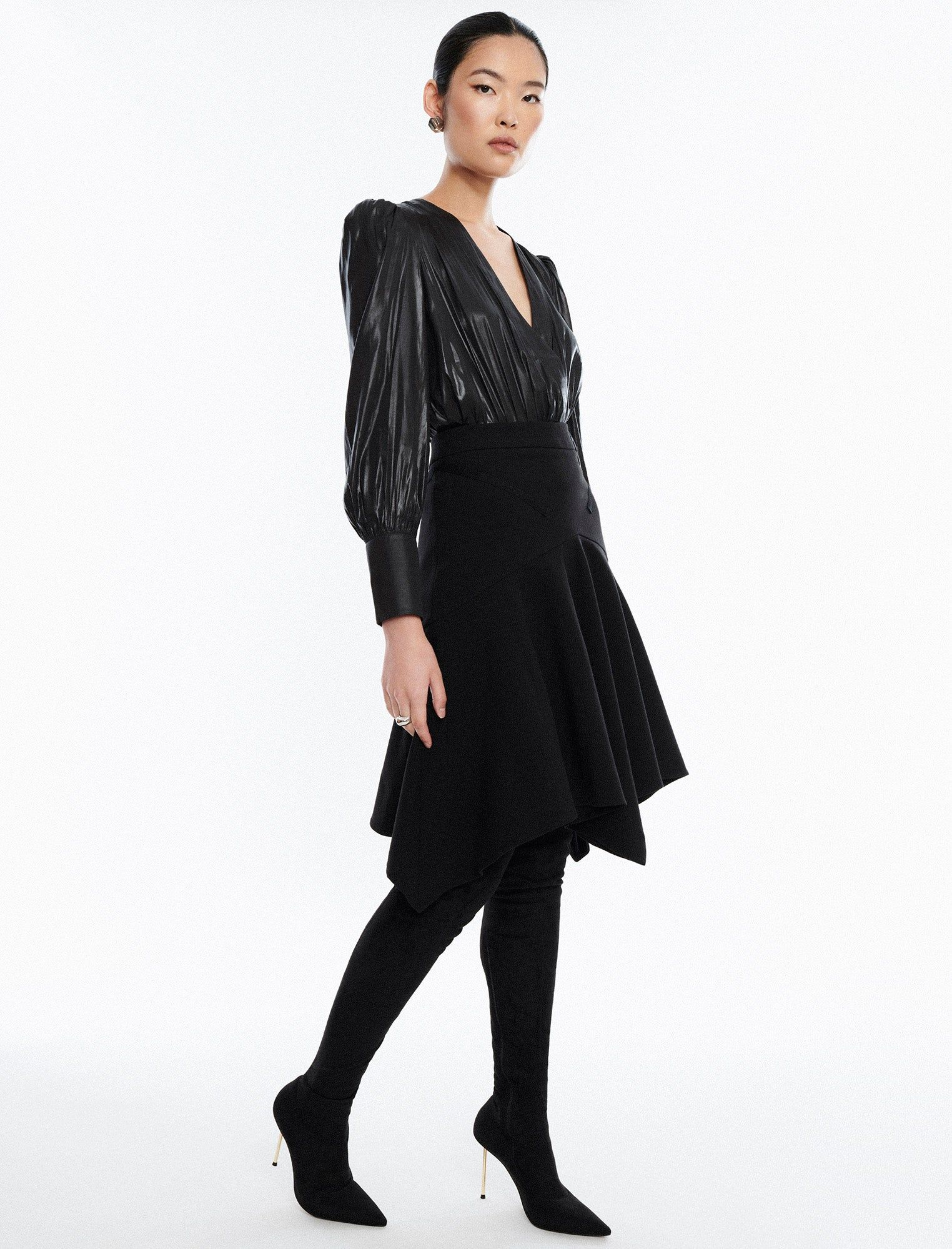 Ruffle Mini Skirt sold by BCBGMaxAzria product image thumbnail 3