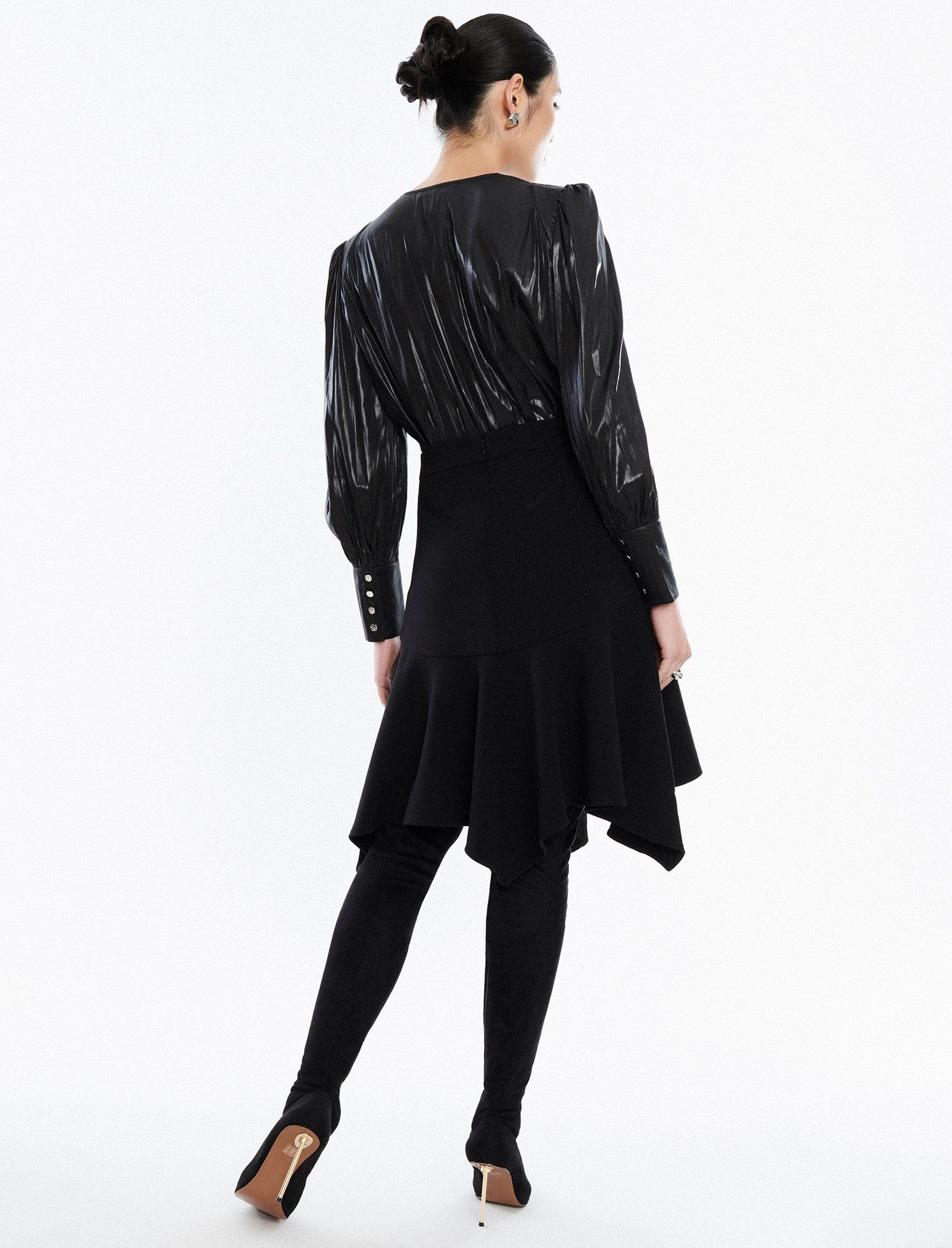 Ruffle Mini Skirt sold by BCBGMaxAzria product image thumbnail 4