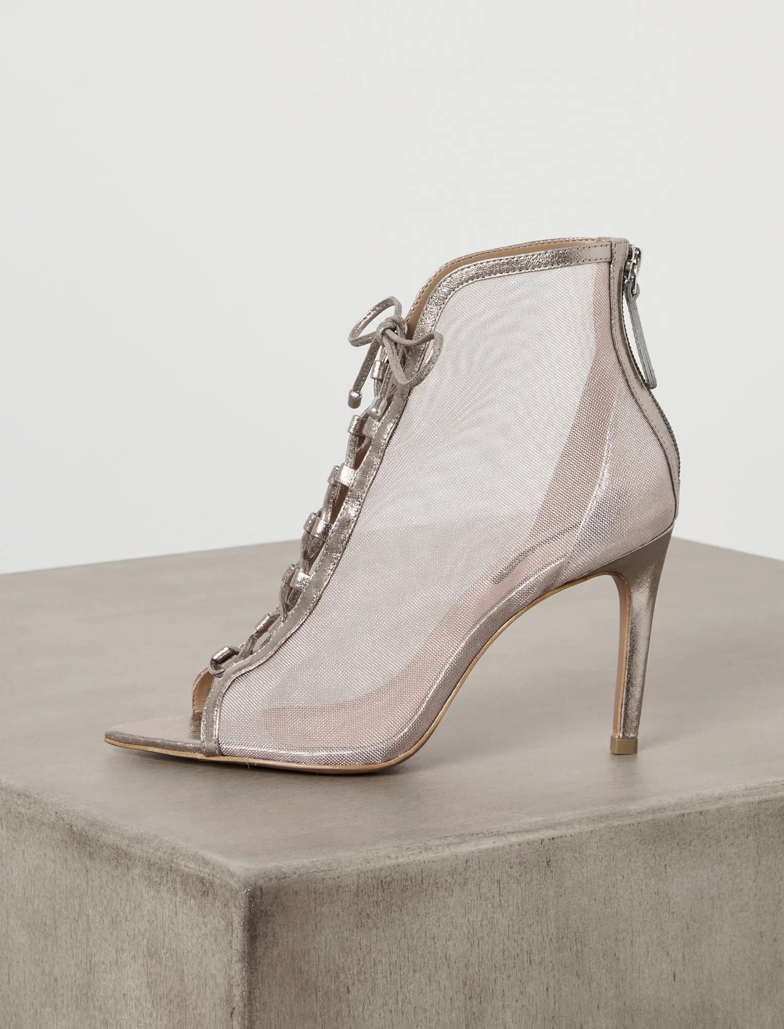 Ellise Mesh Lace-Up Bootie sold by BCBGMaxAzria product image thumbnail 3