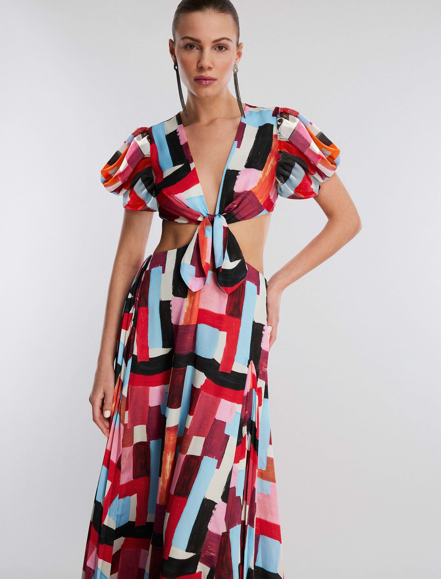 Petra Front Tie Dress sold by BCBGMaxAzria product image thumbnail 2