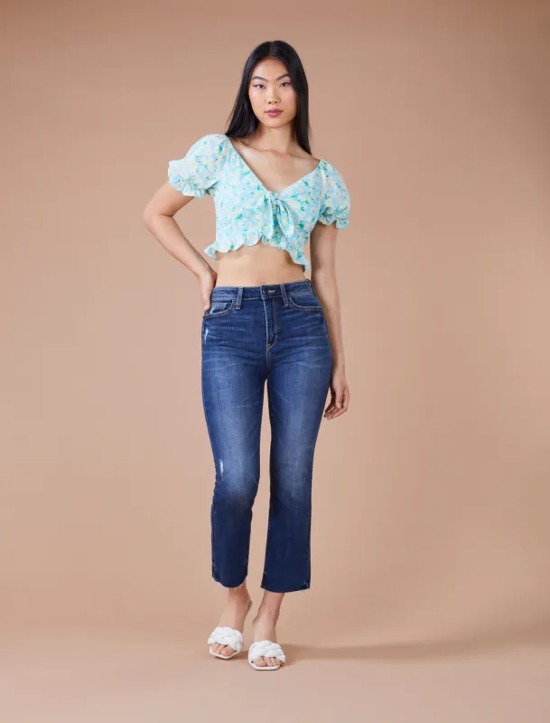 Knot-Front Crop Top sold by BCBGMaxAzria