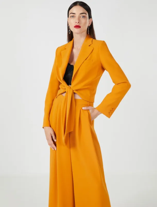 Front-Tie Crop Jacket sold by BCBGMaxAzria