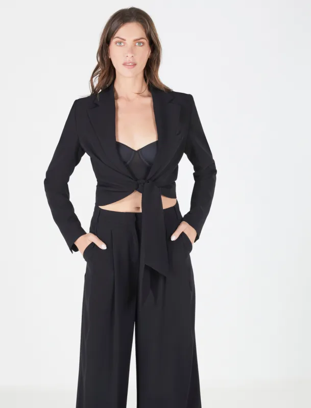 Front-Tie Crop Jacket sold by BCBGMaxAzria