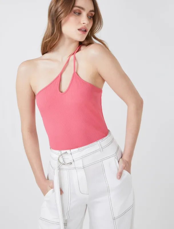 Dual Strap One Shoulder Top sold by BCBGMaxAzria