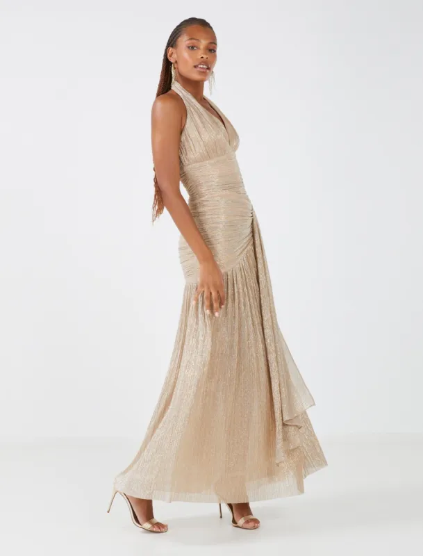 Tina Metallic Evening Dress sold by BCBGMaxAzria
