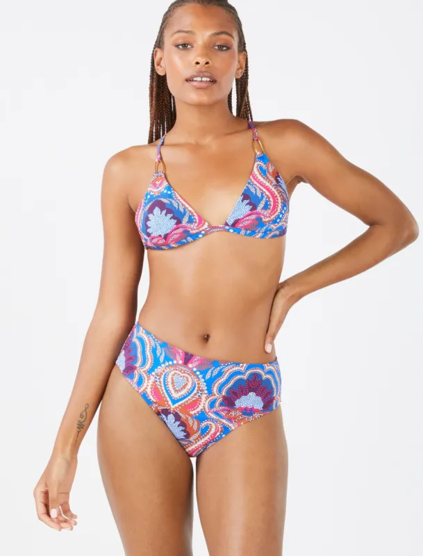 Champagne Dream Triangle Bikini Top sold by BCBGMaxAzria