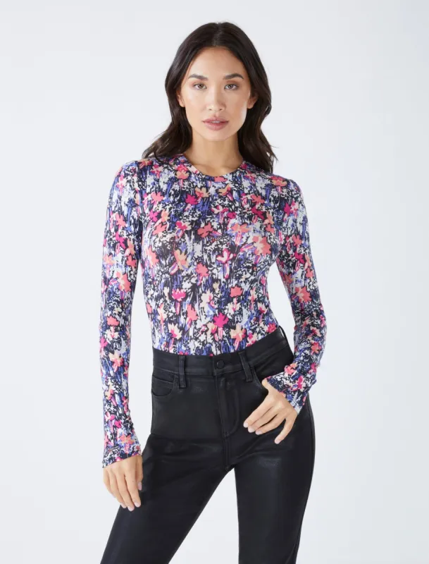 Long Sleeve Fitted Top sold by BCBGMaxAzria