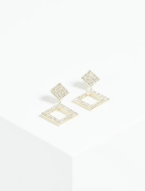 Geo Crystal Earrings sold by BCBGMaxAzria