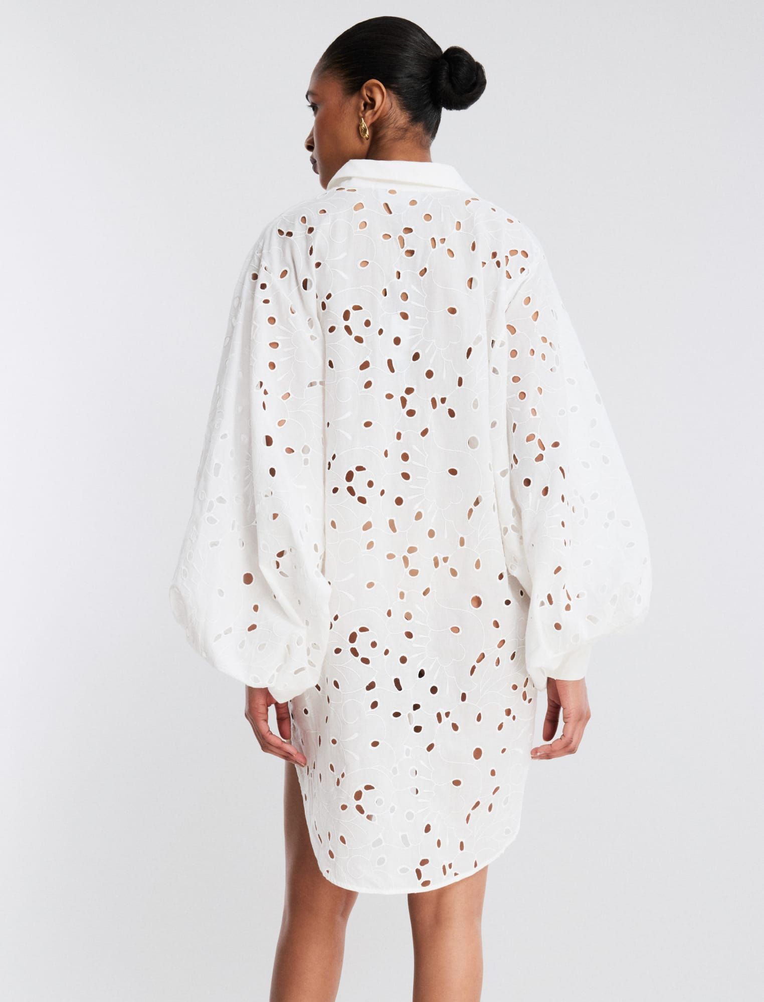 Emerson Eyelet Shirt Dress sold by BCBGMaxAzria product image thumbnail 4