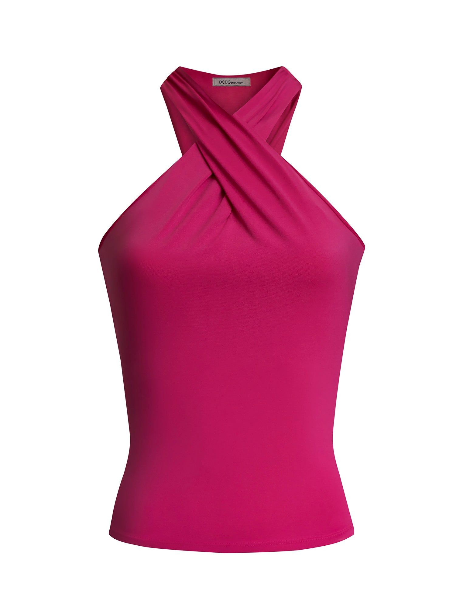 Crossover Halter Top sold by BCBGMaxAzria