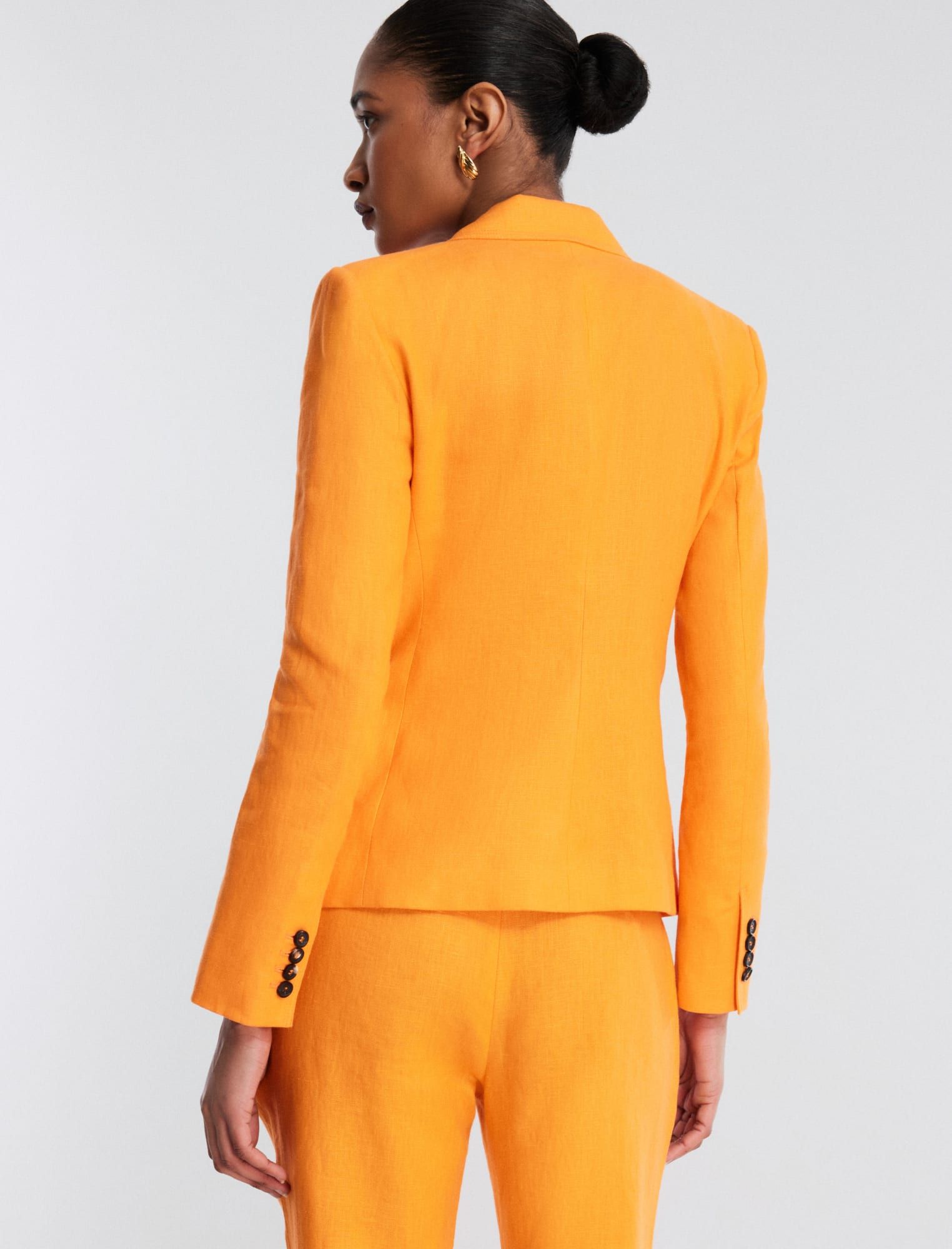 Hudson Linen Blazer sold by BCBGMaxAzria product image thumbnail 4