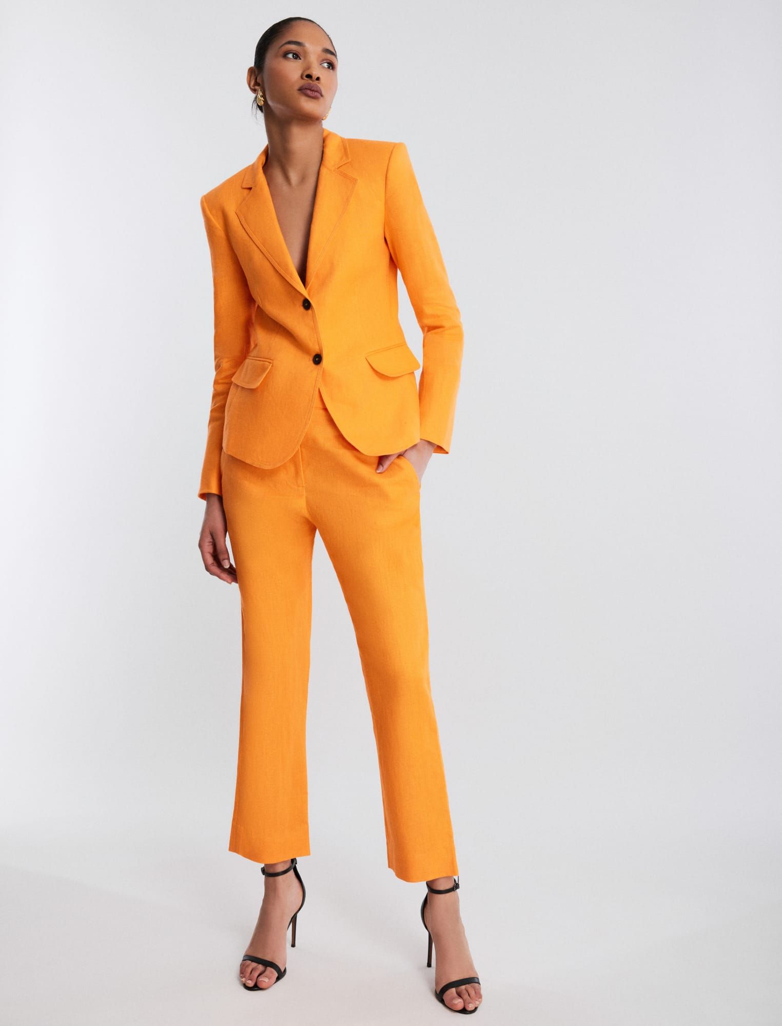 Hudson Linen Blazer sold by BCBGMaxAzria product image thumbnail 5