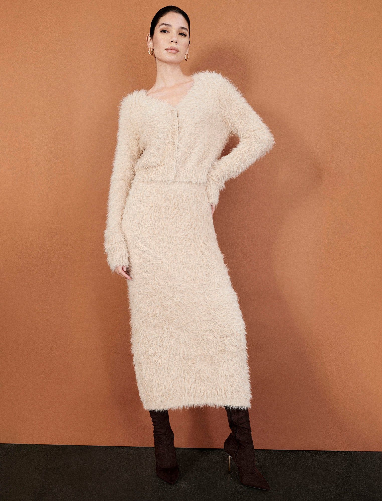 Knit Midi Skirt sold by BCBGMaxAzria product image thumbnail 6