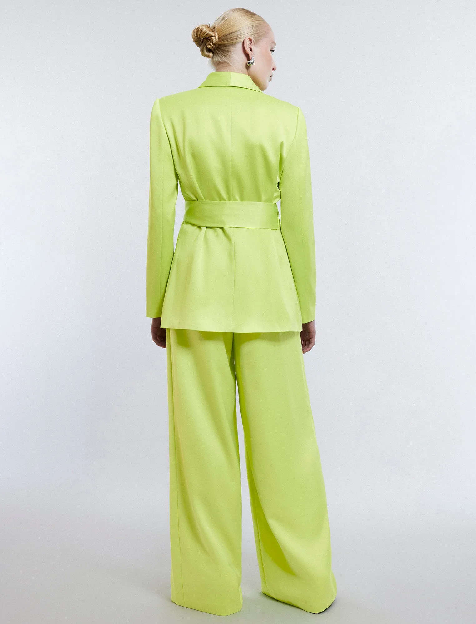 Harrison Wide-Leg Satin Trouser sold by BCBGMaxAzria product image thumbnail 4