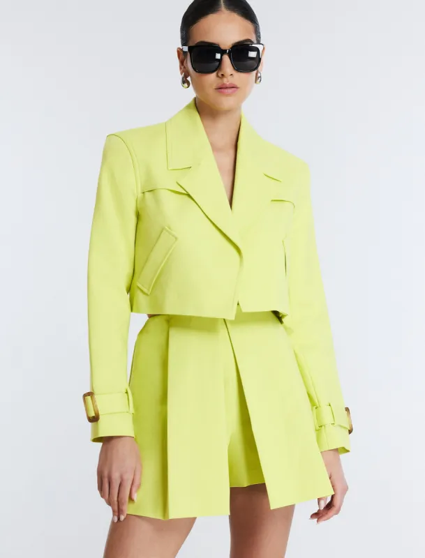 Cropped Trench Jacket made by BCBGMaxAzria