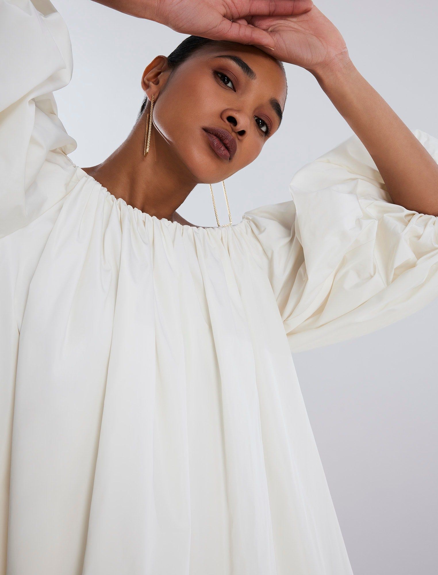 Adelaide Balloon Sleeve Mini Dress sold by BCBGMaxAzria product image thumbnail 6