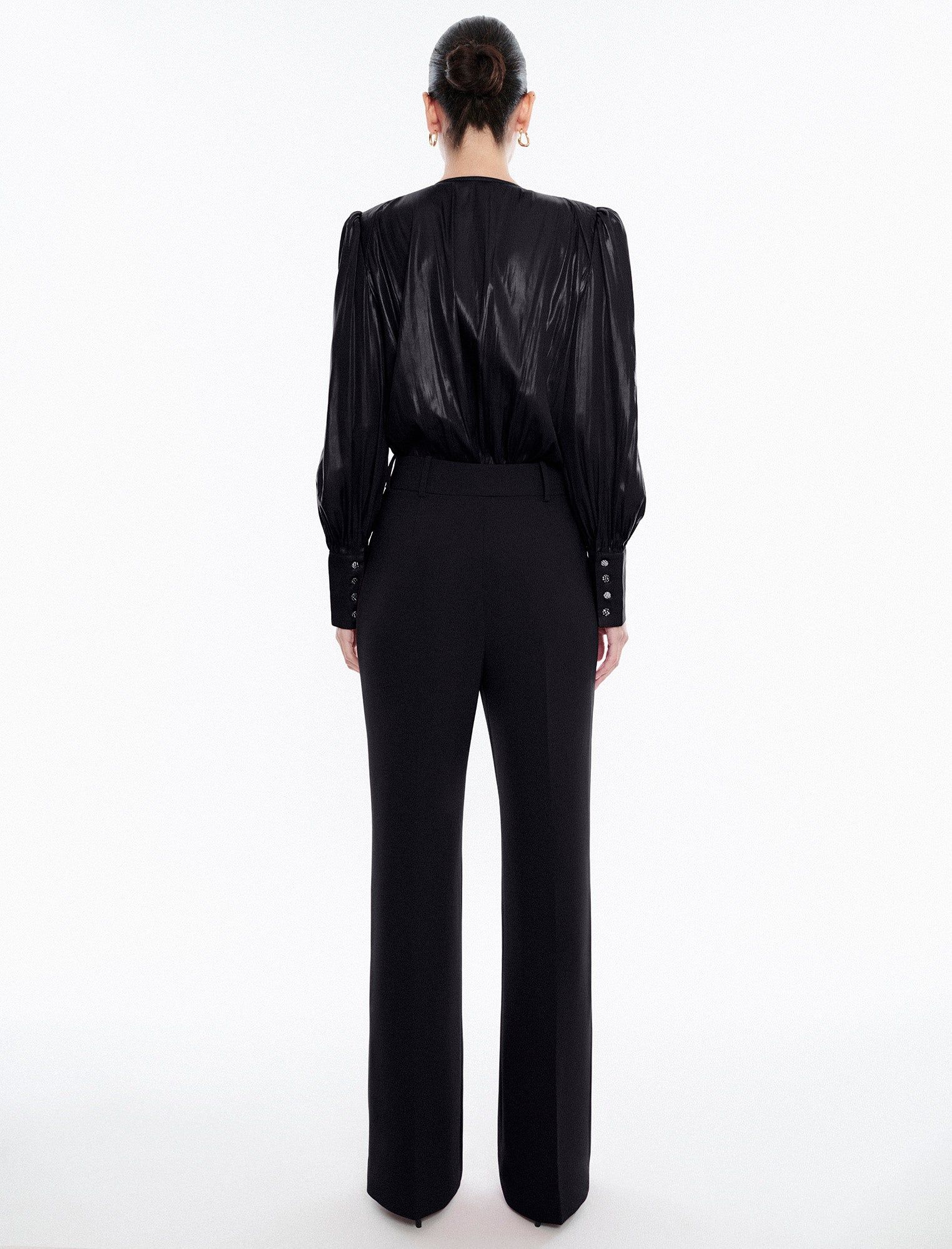 Tailored Wide-Leg Trouser sold by BCBGMaxAzria product image thumbnail 4