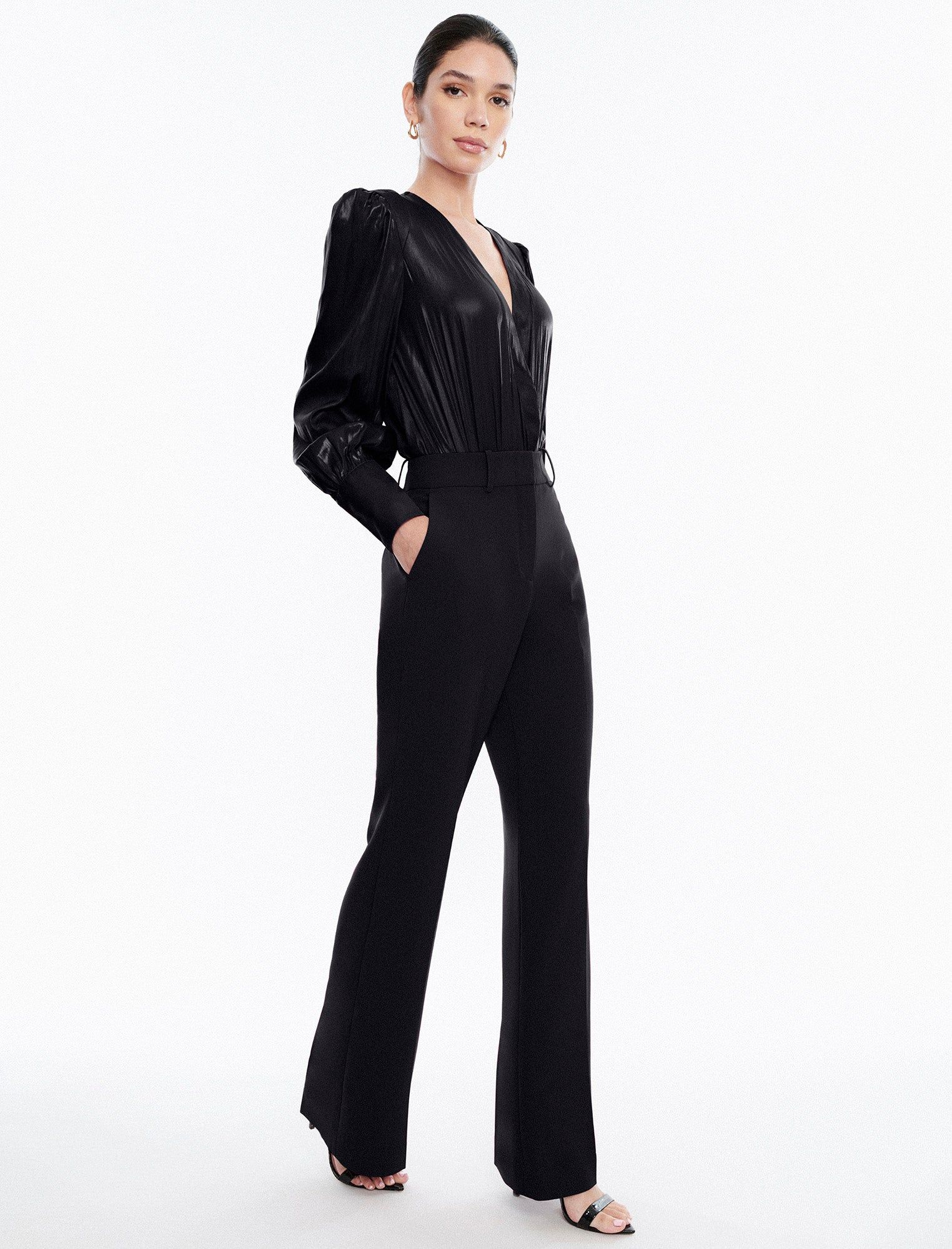 Tailored Wide-Leg Trouser sold by BCBGMaxAzria product image thumbnail 3