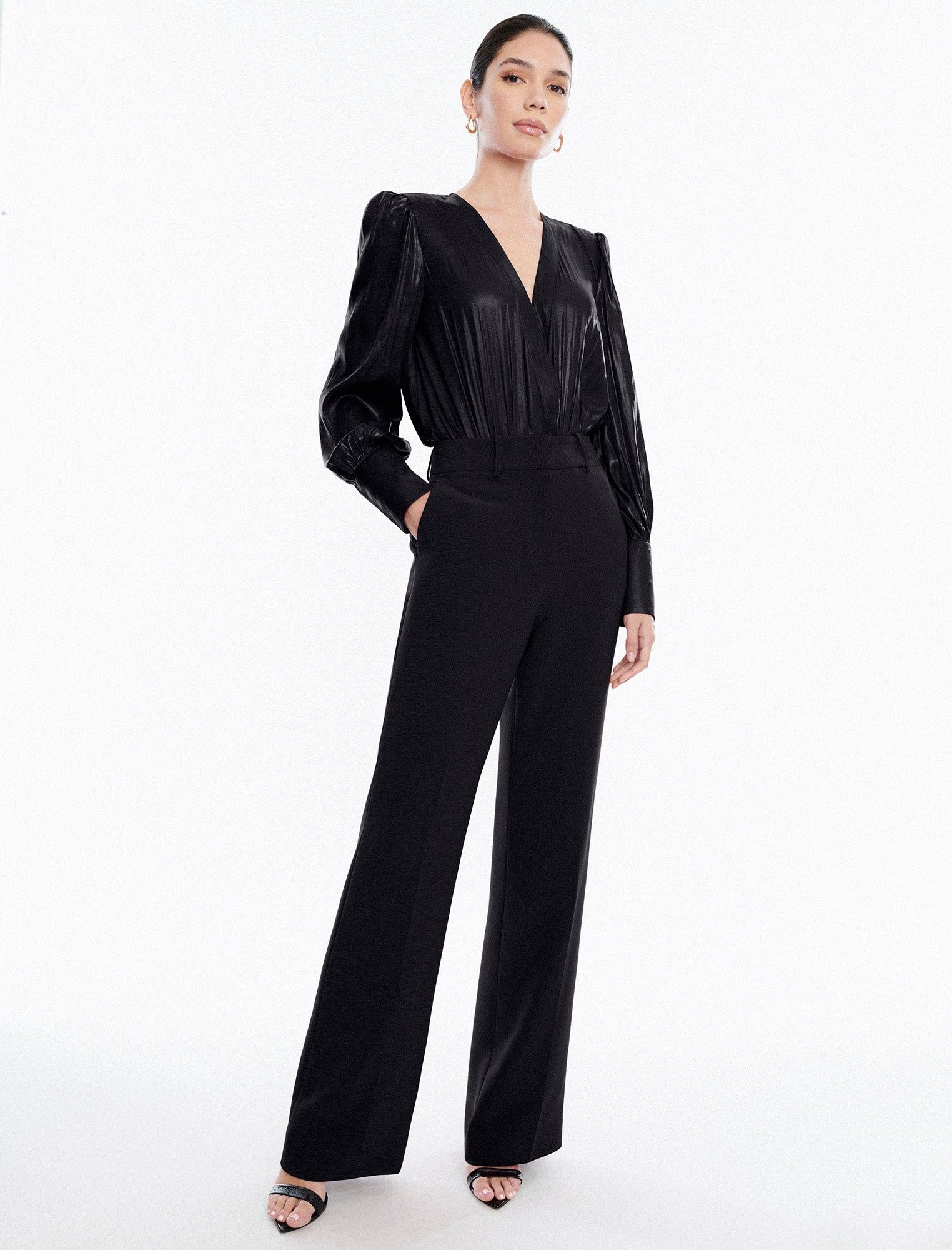 Tailored Wide-Leg Trouser sold by BCBGMaxAzria