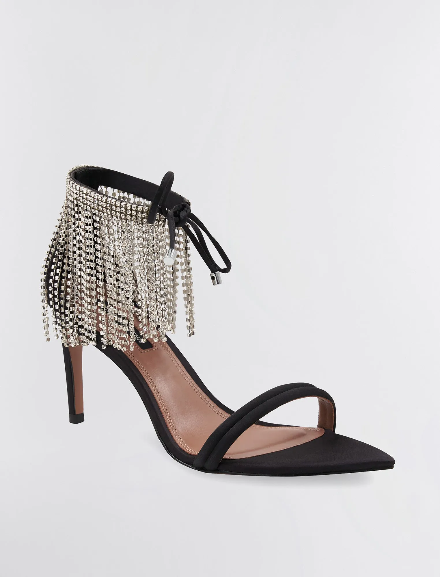 Dawn Fringe Sandal Heel sold by BCBGMaxAzria