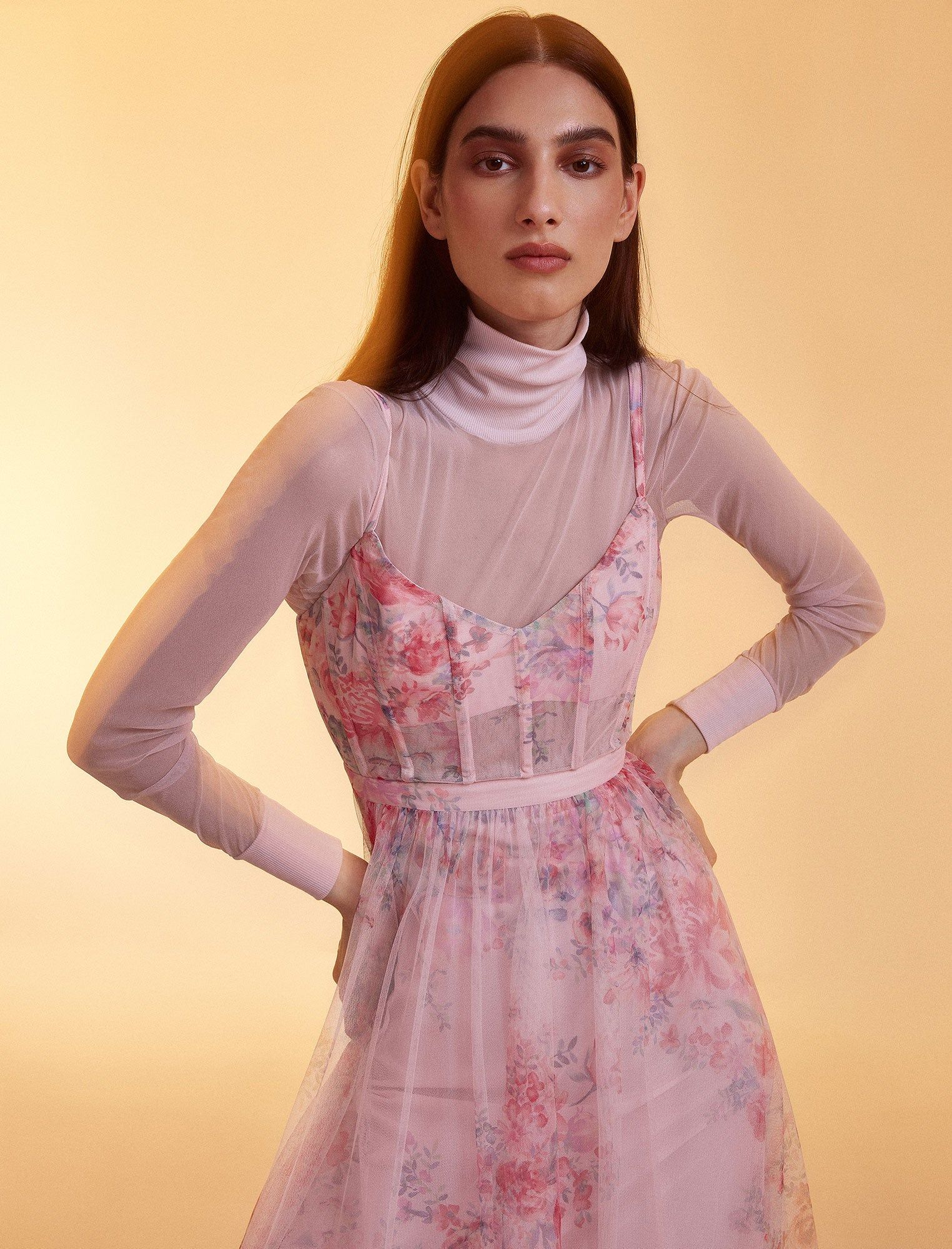 Amelia Fit-And-Flare Evening Gown sold by BCBGMaxAzria product image thumbnail 2