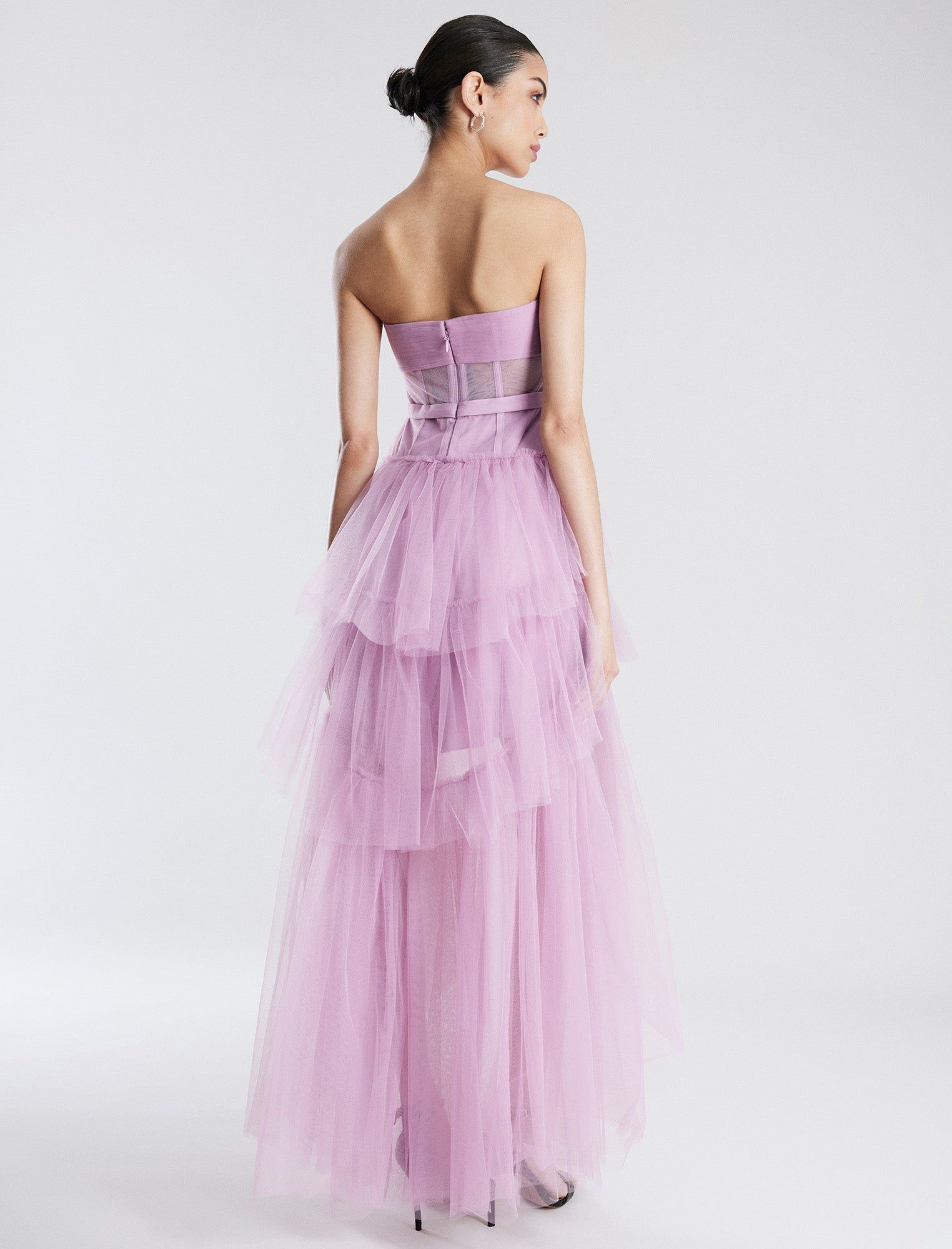 Luna Strapless High-Low Gown sold by BCBGMaxAzria product image thumbnail 4