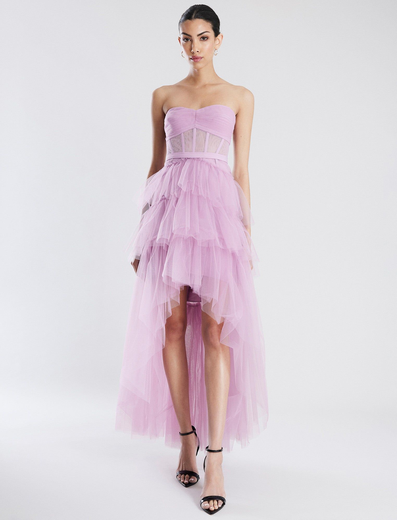 Luna Strapless High-Low Gown sold by BCBGMaxAzria product image thumbnail 2