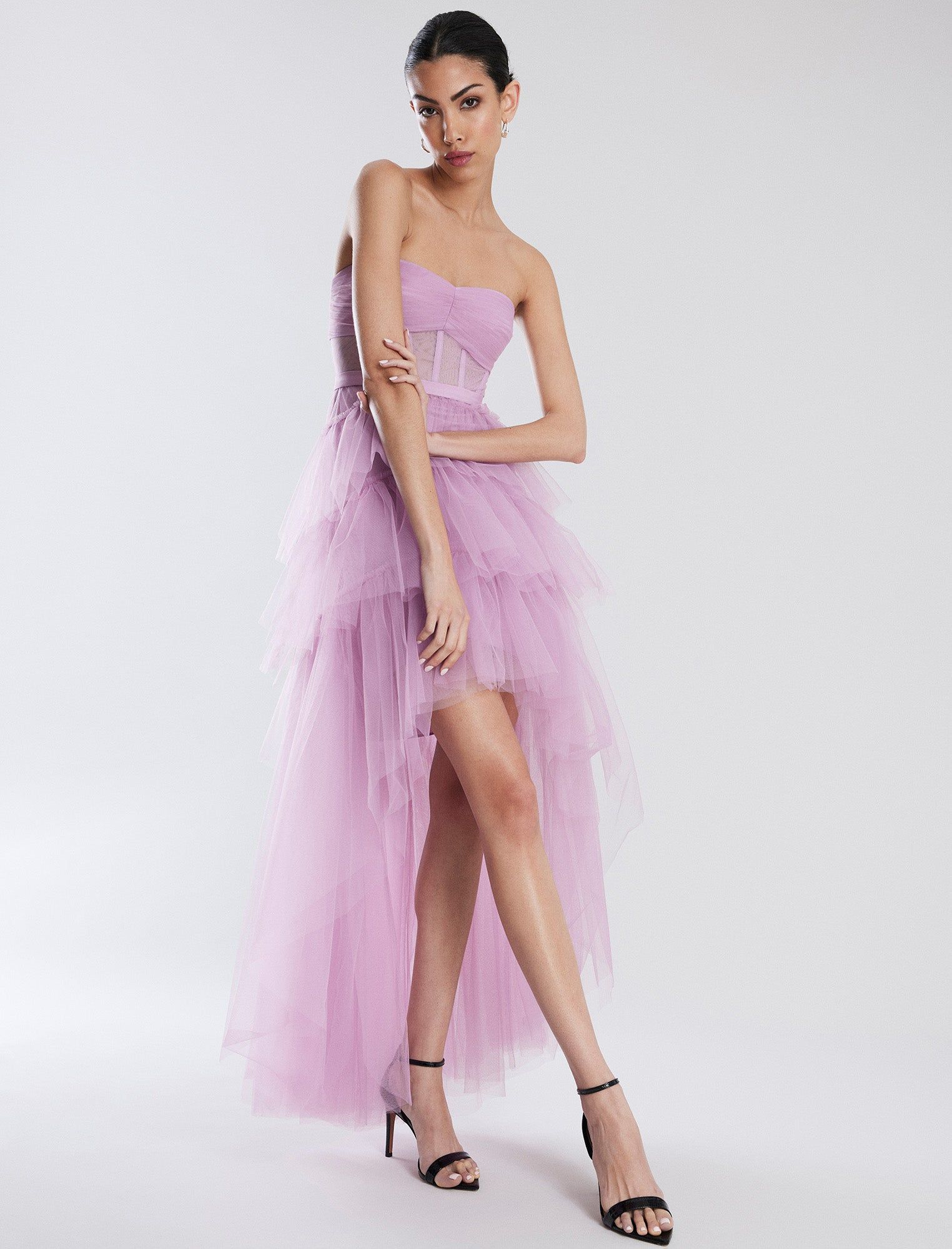 Luna Strapless High-Low Gown sold by BCBGMaxAzria product image thumbnail 5