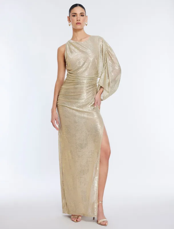 Ilona Metallic Evening Gown sold by BCBGMaxAzria