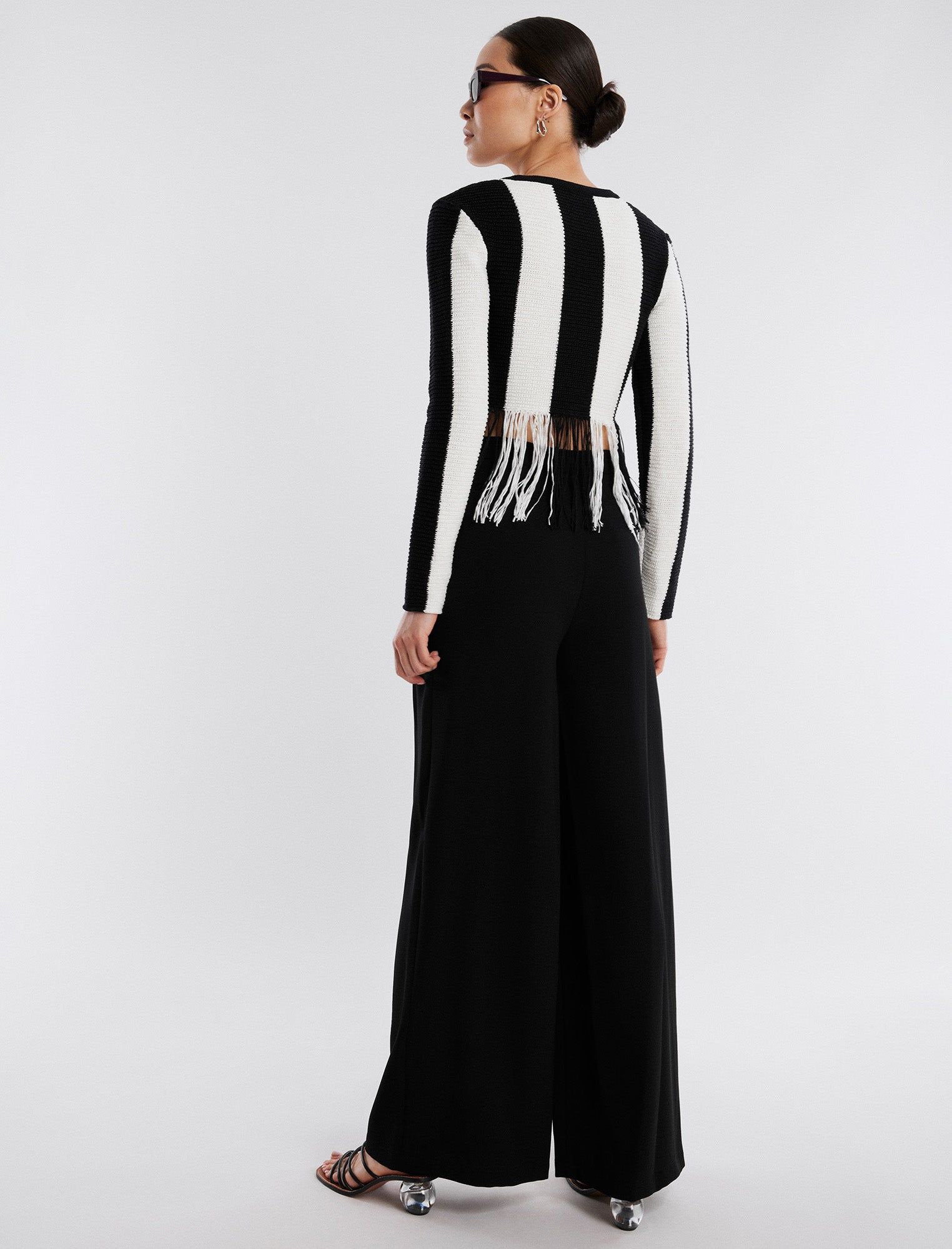 Nico Fringe Crop Top sold by BCBGMaxAzria product image thumbnail 4
