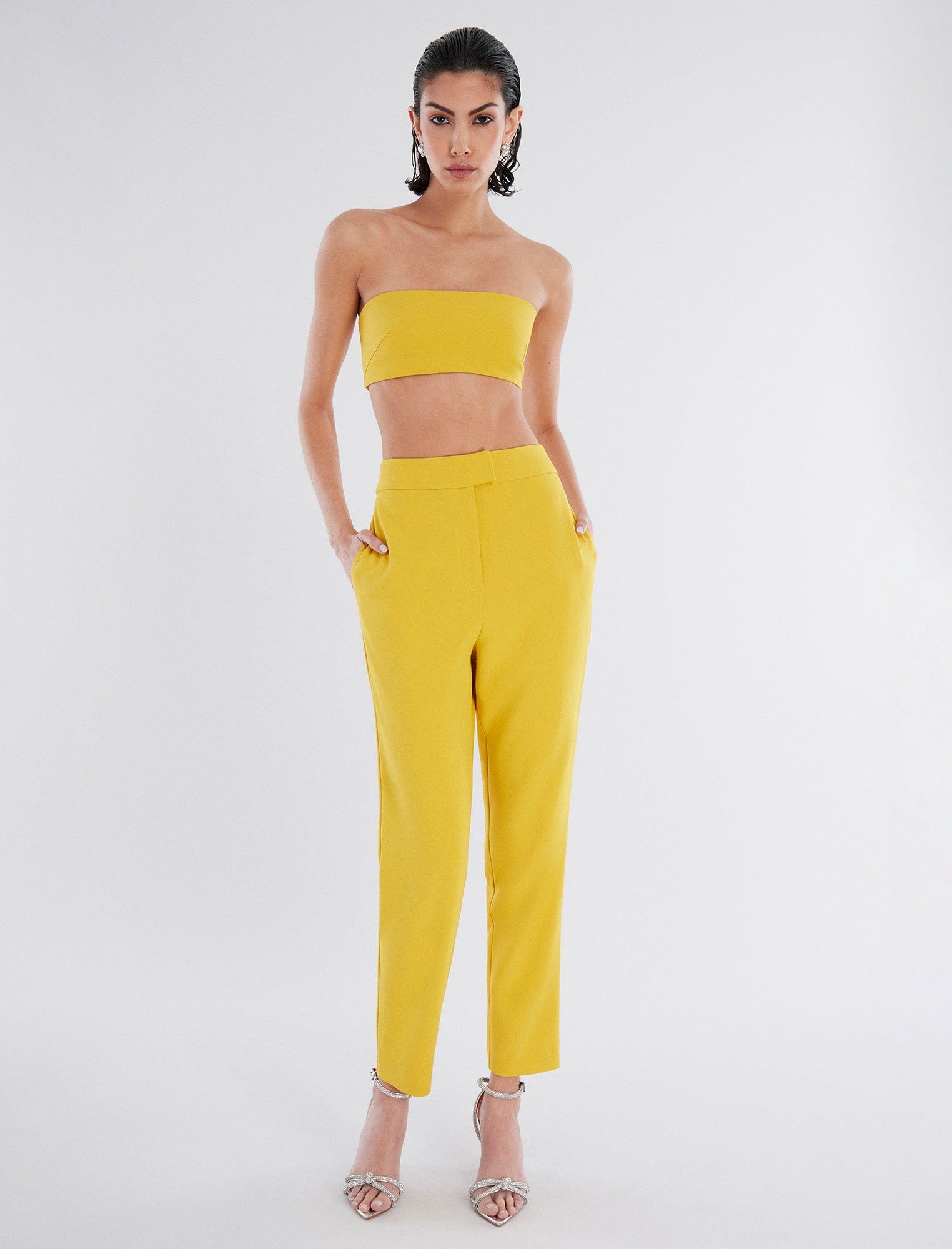 Beverly Bandeau Crop Top sold by BCBGMaxAzria product image thumbnail 4