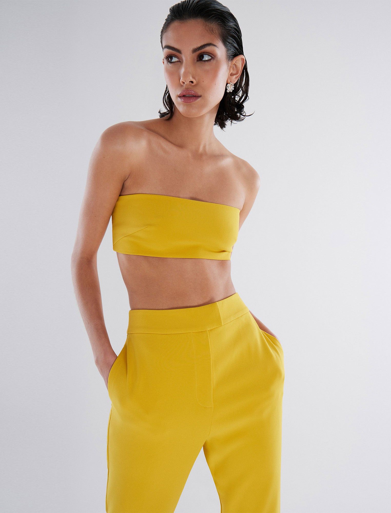 Beverly Bandeau Crop Top sold by BCBGMaxAzria