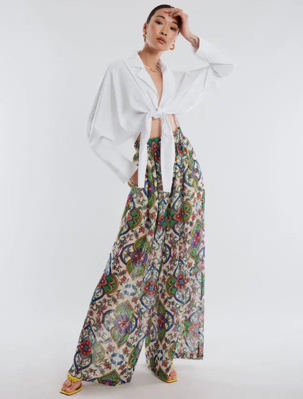 Oversized Wide-Leg Trouser sold by BCBGMaxAzria