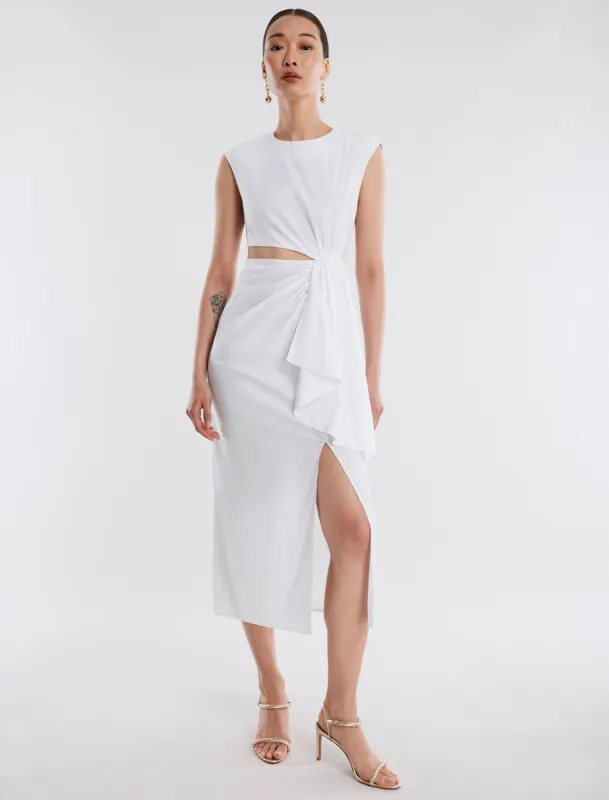 Kira Poplin Midi Dress sold by BCBGMaxAzria
