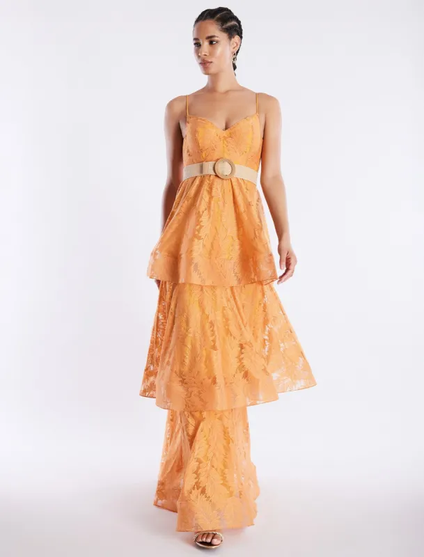 Brianna Tiered Gown sold by BCBGMaxAzria