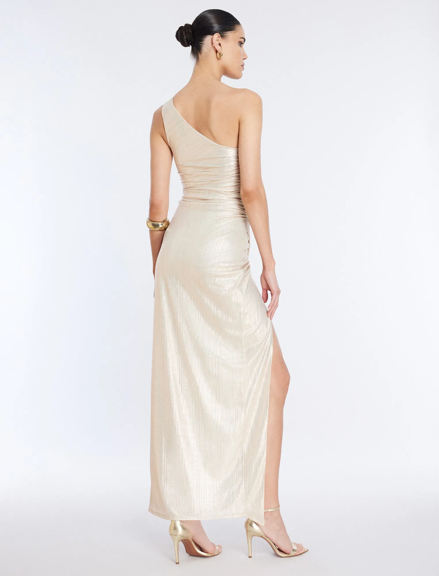 Leoni One Shoulder Dress sold by BCBGMaxAzria product image thumbnail 4