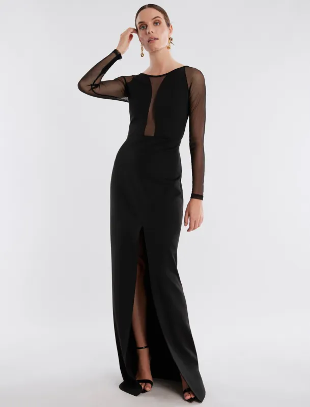 Freya Sheer Illusion Gown sold by BCBGMaxAzria